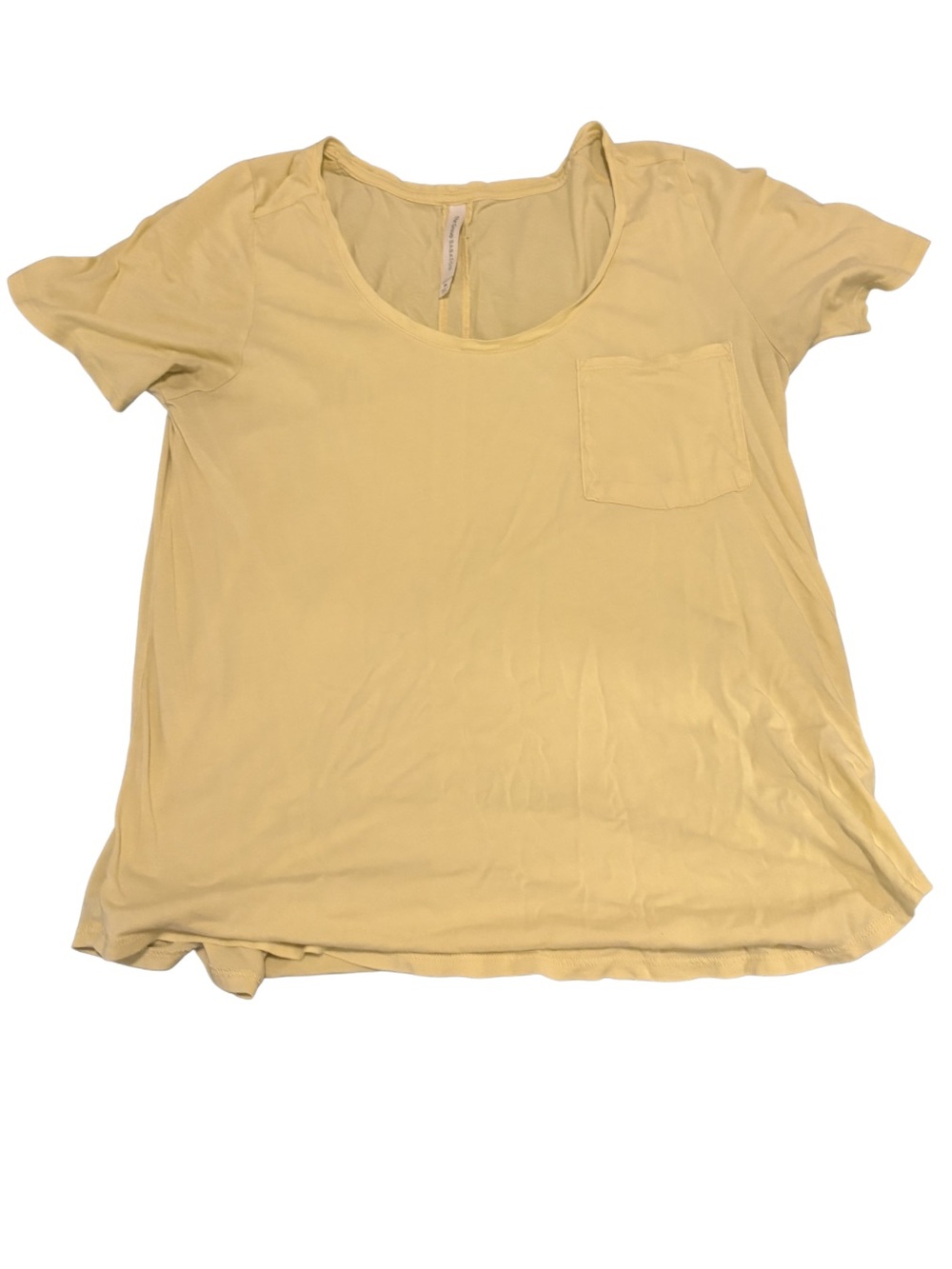 Butter yellow Aritzia The Group Babaton T-shirt